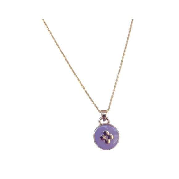 Louis Vuitton Jewelry - Louis Vuitton Upcycled Purple Necklace